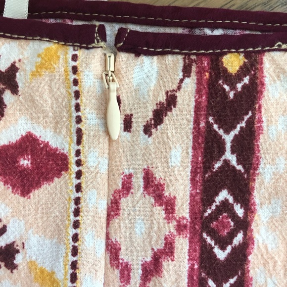 NWT Free People Tuscan Sunrise Cleo Printed Wrap Skirt In Multi Combo 12 - Picture 6 of 9